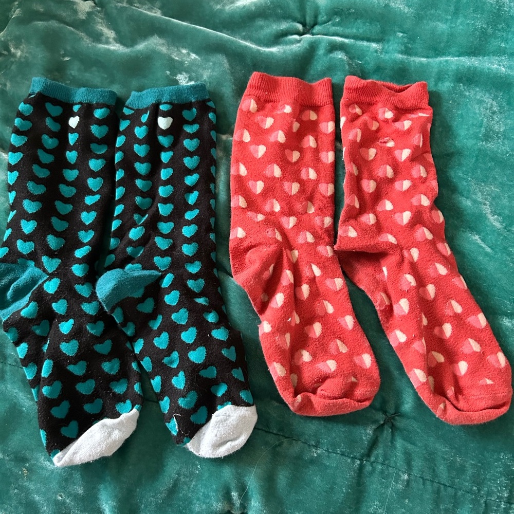 Heart Patterned Socks